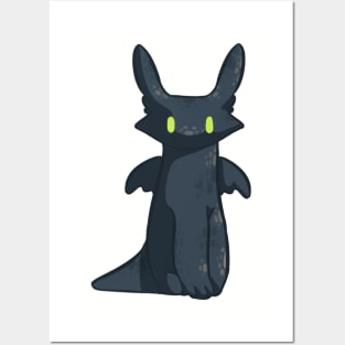 Simple Toothless Posters and Art